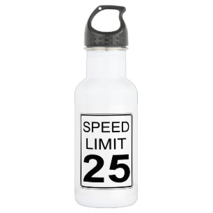 Speed Limit Stainless Steel Water Bottle
