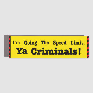 Speed Limit Vehicle Magnet