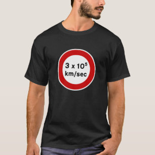 Speed of Light Sign Dark-Color Shirt