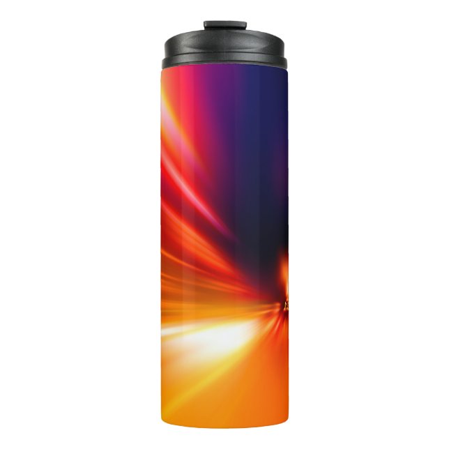 speed on night roadabstract,background,motion,blur thermal tumbler (Front)
