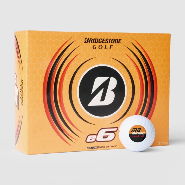 Speed Orange Logo Golf Ball (Packaging)
