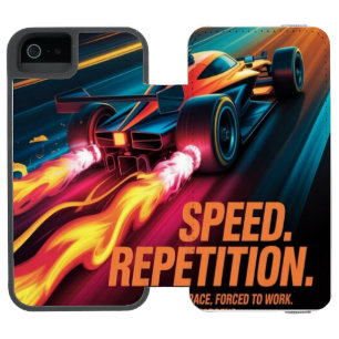 Speed Power iPhone SE/5/5s Wallet Case