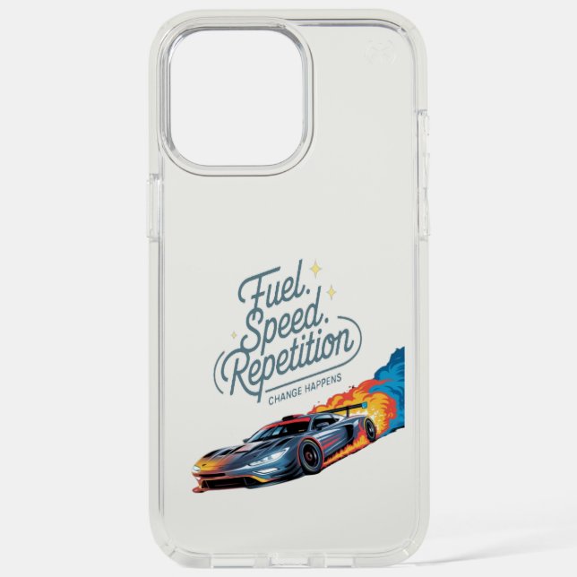 Speed Power Speck iPhone Case (Front)