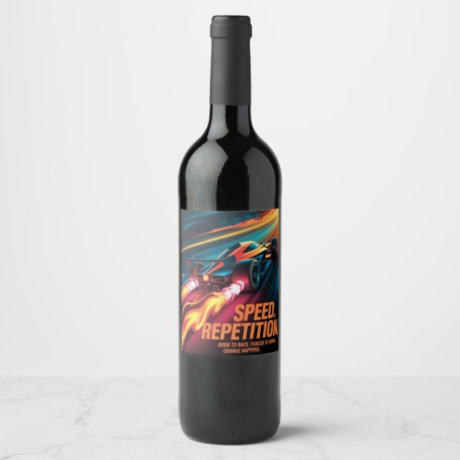 Speed Power Wine Label (Front)