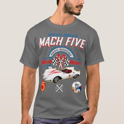 Speed Racer Mach 5 Mifune Motors T_Shirt