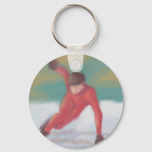 Speed Skate Keychain