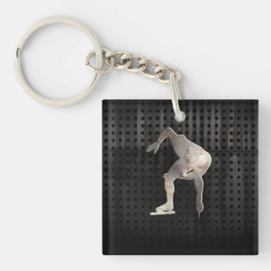 Speed Skater; Cool Keychain