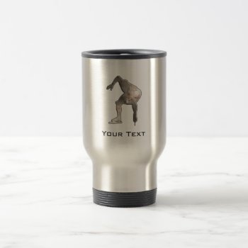 Speed Skater; Cool Travel Mug by SportsWare at Zazzle