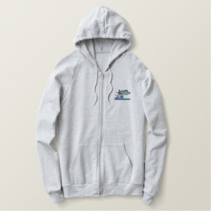 Speed Skater Embroidered Hoodie