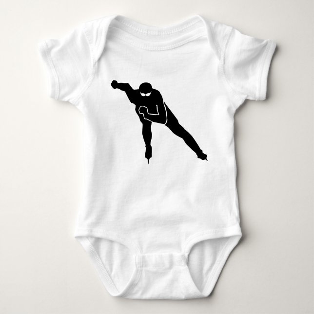 Speed skating baby bodysuit (Front)