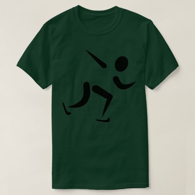 Speed skating logo T-Shirt (Design Front)