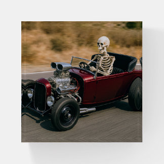 Speed Skeleton Paperweight