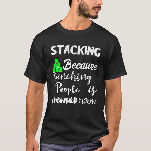 Speed Stacking Cups Sport Stacking Speed Stacker T-Shirt (Front)
