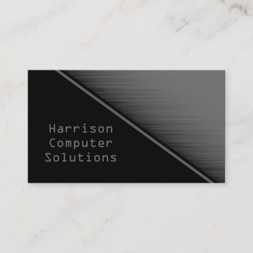 Speed Texture Business Card, Gray