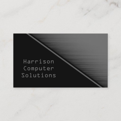 Customizable Speed Texture Business Card, Gray