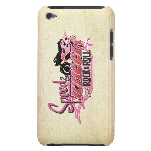 Speed & Wheels and Rock & Roll Case-Mate iPod Touch Case (Back)