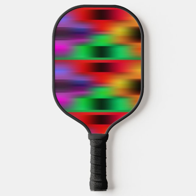 Speeding light colors  pickleball paddle (Front)