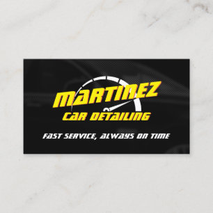 Speedometer automotive kinetic business card