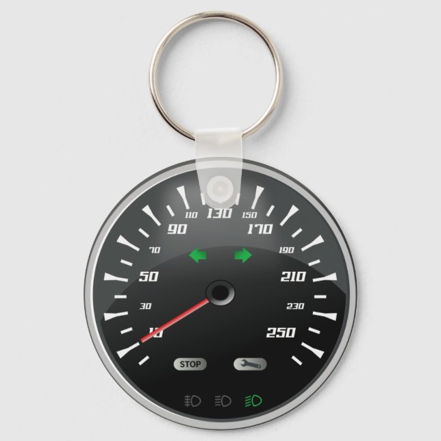 Speedometer Keychain (Front)