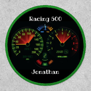Speedometer, Odometer Design Patch