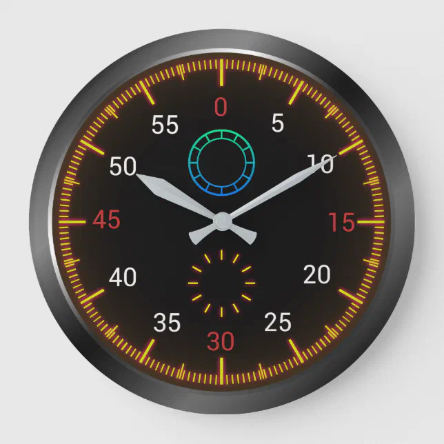 Speedometer Round Wall Clock Zazzle