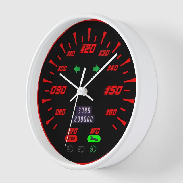 speedometer sports gauge look style clock (Angle)