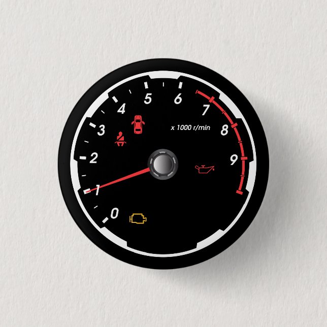 Speedometer - Tachometer  Button (Front)