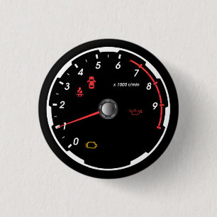 Speedometer - Tachometer  Button
