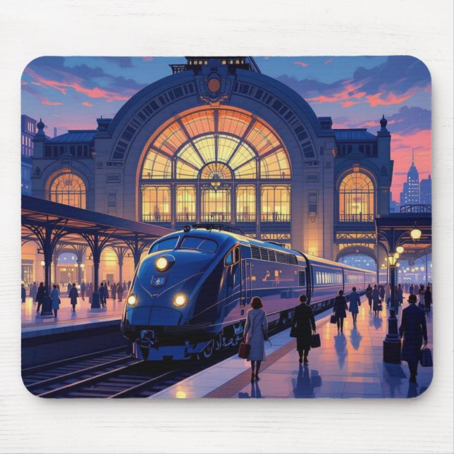 Speedrail Trains Mouse Pad (Front)