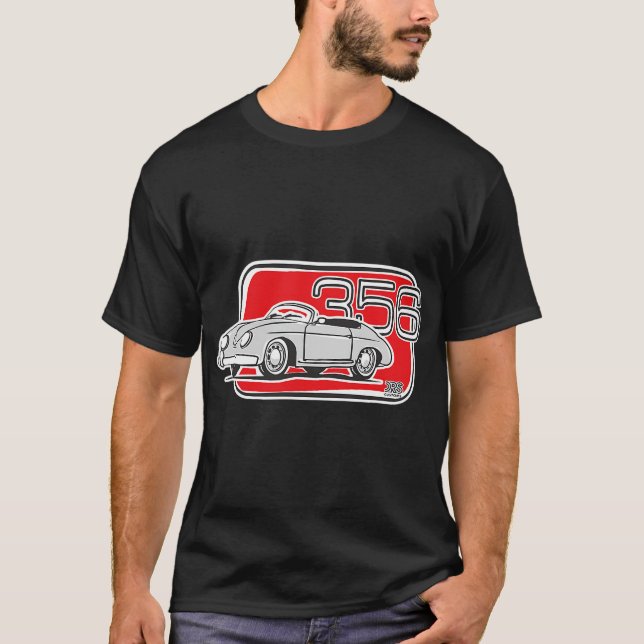 Speedster 356 Cabrio Classic Car T-Shirt (Front)