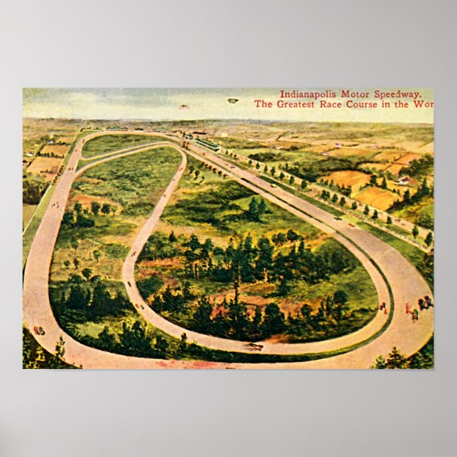 Speedway, Indiana Oldest Operating Race Track Poster (Front)