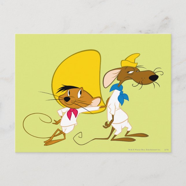 SPEEDY GONZALES™ and Friend Postcard (Front)