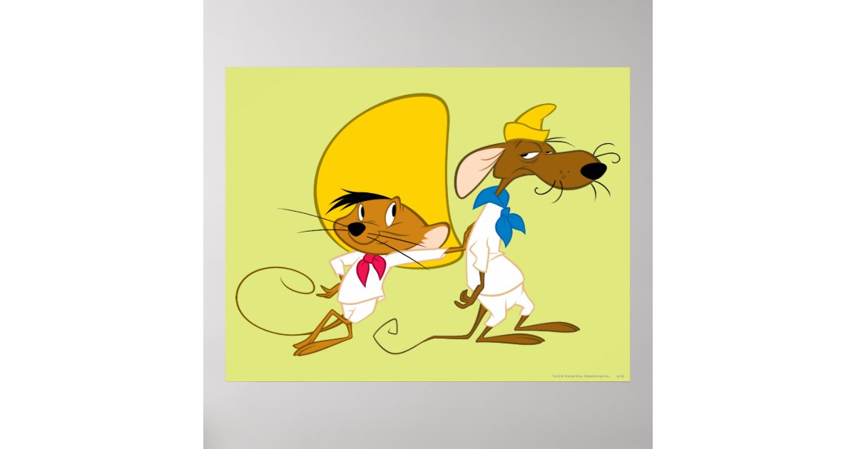  Looney Tunes Speedy Gonzales Metal Sign - Vintage