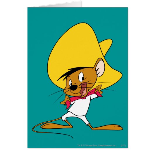 SPEEDY GONZALES™ Bow-Tie Cards (Front)