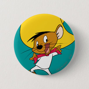 SPEEDY GONZALES™ Bow-Tie Pinback Button