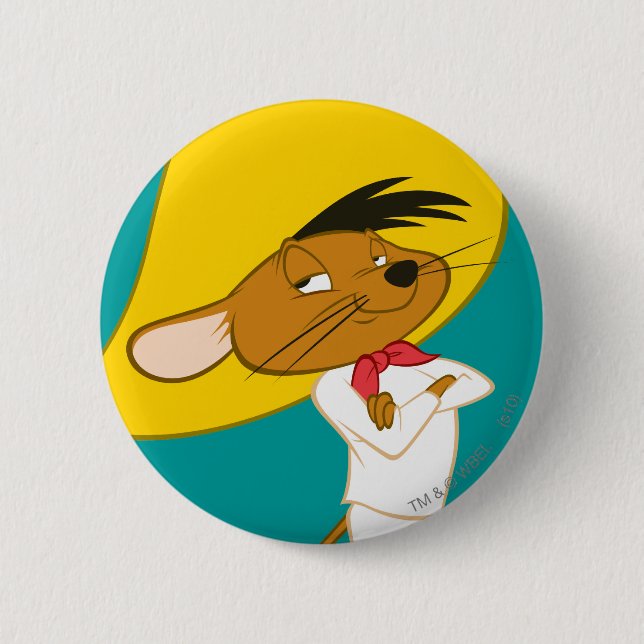 SPEEDY GONZALES™ Confident Color Button (Front)