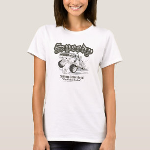 SPEEDY GONZALES™ Custom Lowriders B/W T-Shirt