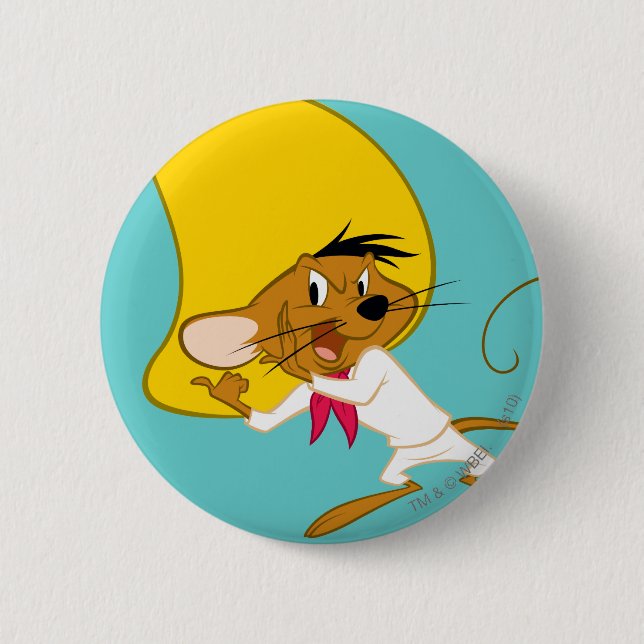 SPEEDY GONZALES™ in Color Button (Front)