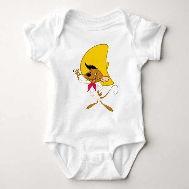 SPEEDY GONZALES™ Mustache Baby Bodysuit (Front)