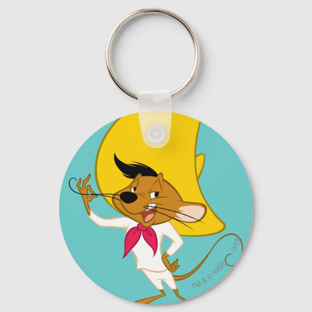 SPEEDY GONZALES™ Mustache Keychain (Front)