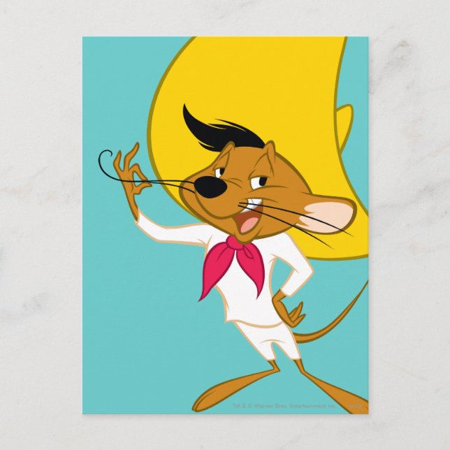 SPEEDY GONZALES™ Mustache Postcard (Front)