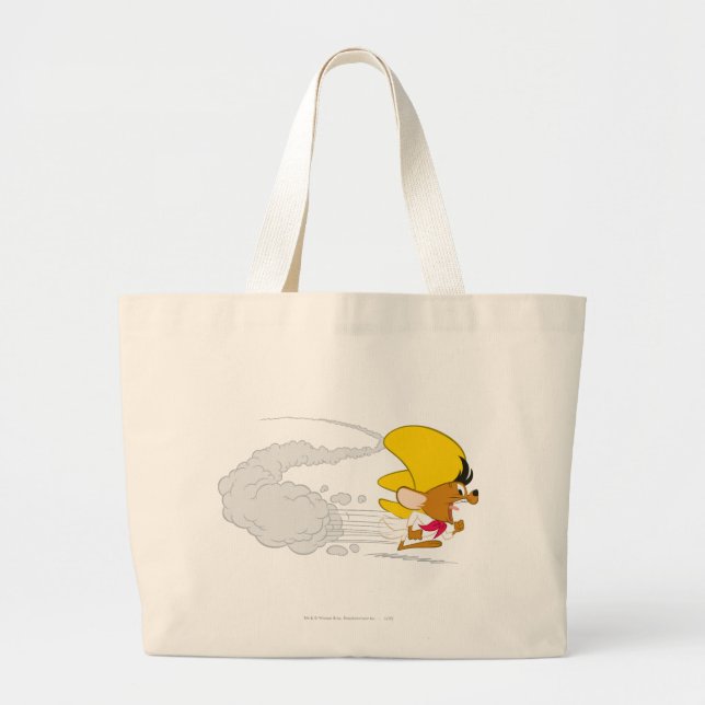 SPEEDY GONZALES™ Running in Color Large Tote Bag (Front)