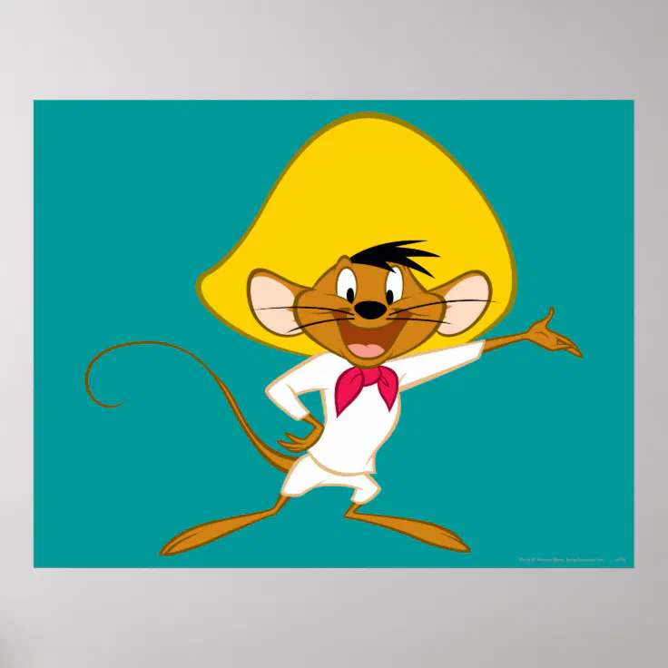 speedy-gonzales-standing-poster-zazzle