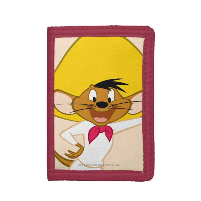 SPEEDY GONZALES™ Standing Tri-fold Wallet (Front Vertical)