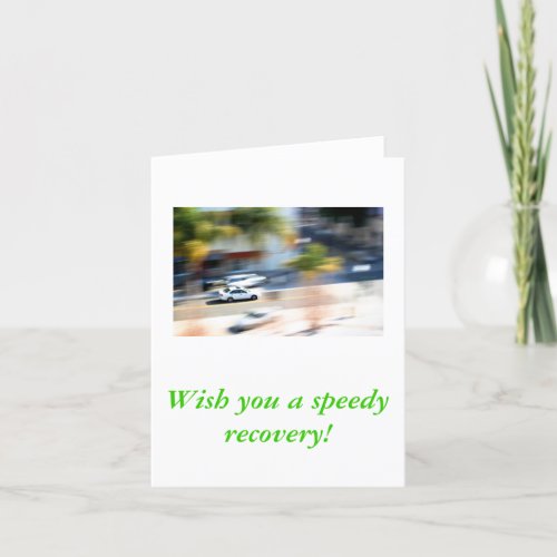 speedy recovery card