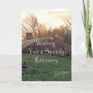 Speedy Recovery-customize Card