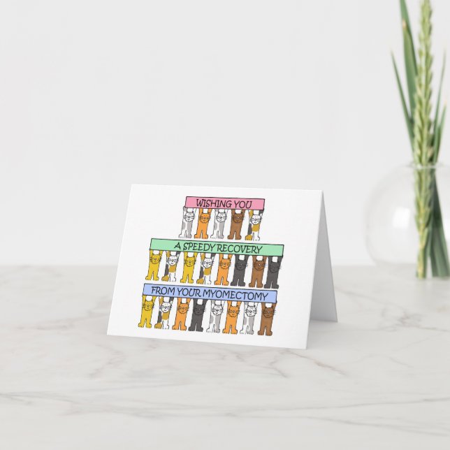 Speedy Recovery from Myomectomy Card (Front)