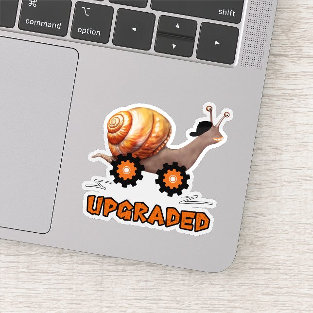 Speedy snail sticker (Detail)