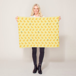 speical rubber duck fleece blanket
