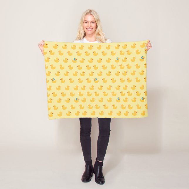 speical rubber duck fleece blanket (In Situ)